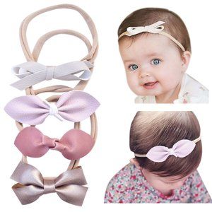 California Tot Super Soft & Stretchy Nylon Headband Set for Girls (Serenity Set)